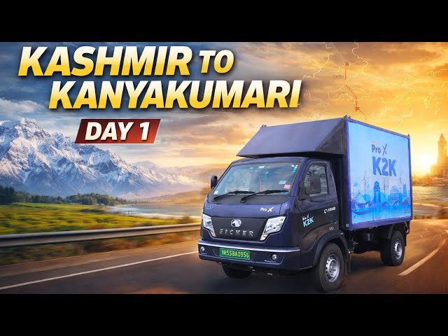Kashmir to Kanyakumari Record Run- Day one of K2k Journey - EP1