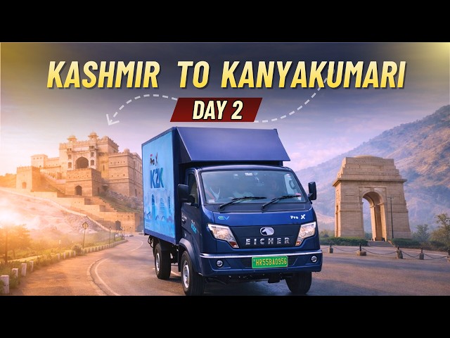 Kashmir to Kanyakumari Record Run- Day Two of K2k Journey - EP2
